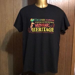 HISPANIC HERITAGE UNISEX TEE SHIRT SIZE LARGE